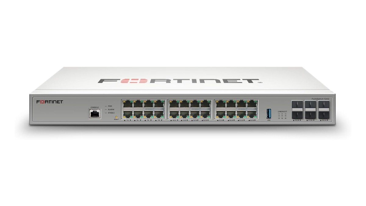 Fortinet FS-124G — Switch administrable de 24 puertos