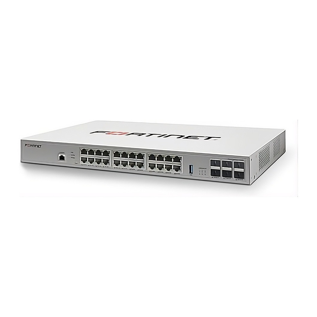[FS-124G-FPOE] Fortinet FS-124G-FPOE — Switch administrable de 24 puertos, PoE en todos los puertos